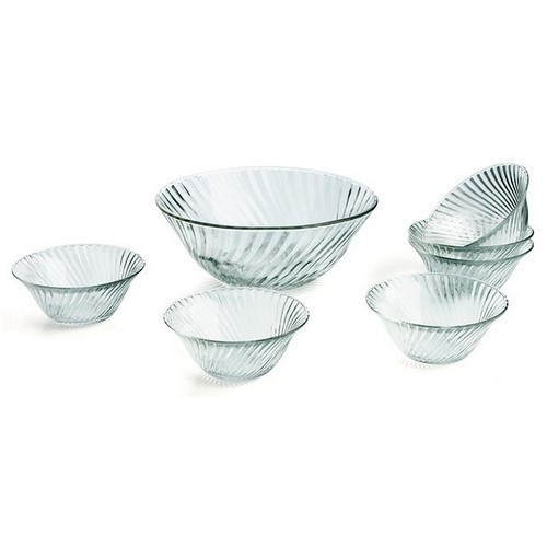 SET 7 PIEZAS POSTRE QUID HABITAT ONDAS